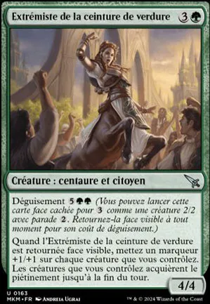 Extrémiste de la ceinture de verdure
