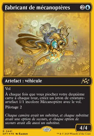 Fabricant de mécanoptères