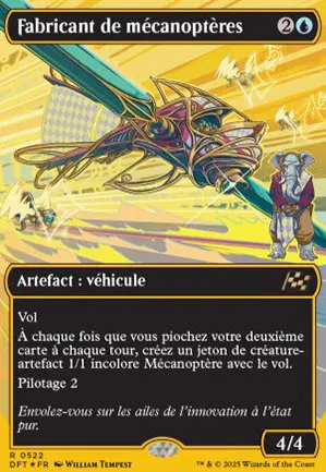 Fabricant de mécanoptères
