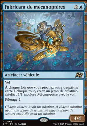 Fabricant de mécanoptères