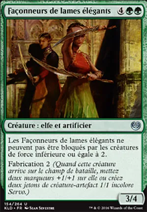 Façonneurs de lames élégants