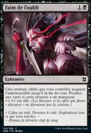 Faim de l'oubli