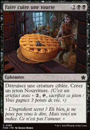 Faire cuire une tourte