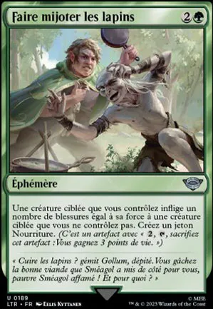 Faire mijoter les lapins