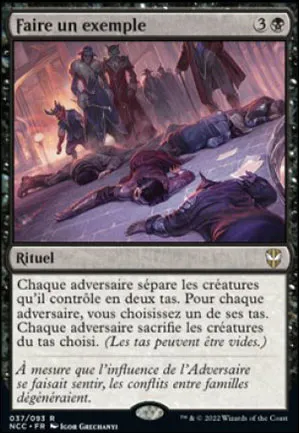 Faire un exemple