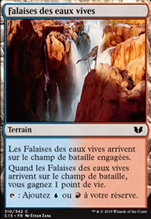 Falaises des eaux vives