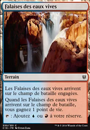 Falaises des eaux vives