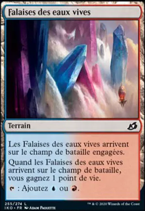 Falaises des eaux vives