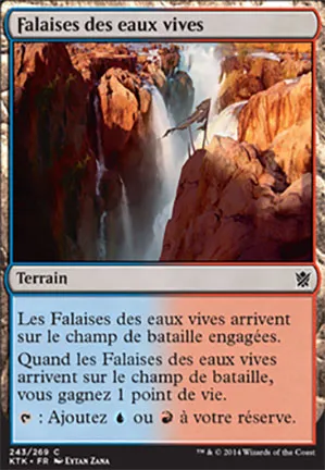 Falaises des eaux vives