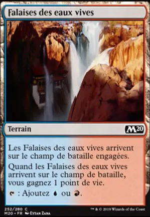 Falaises des eaux vives