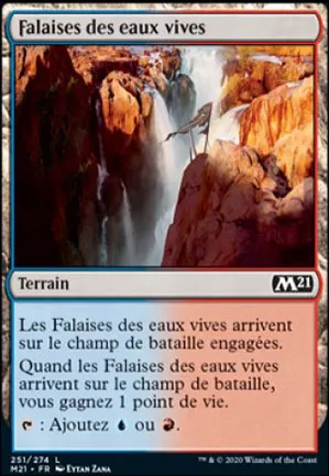 Falaises des eaux vives