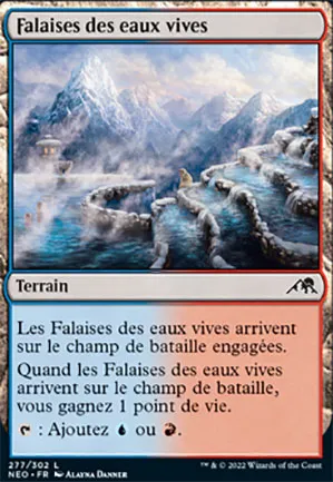 Falaises des eaux vives