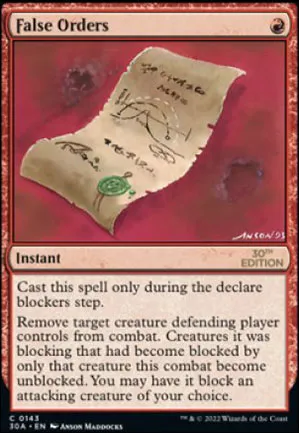False Orders