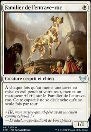 Familier de l'entrave-roc