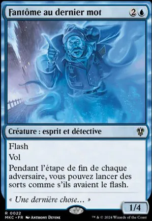 Fantôme au dernier mot