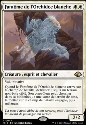 Fantôme de l'Orchidée blanche
