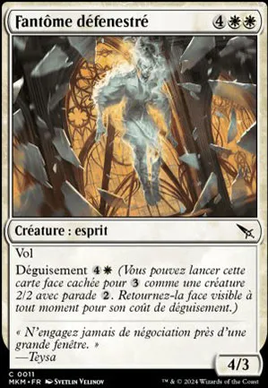 Fantôme défenestré