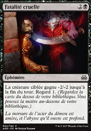 Fatalité cruelle