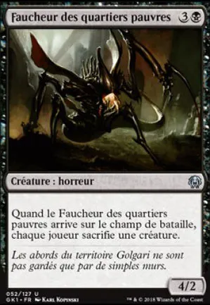 Faucheur des quartiers pauvres