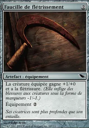 Faucille de flétrissement