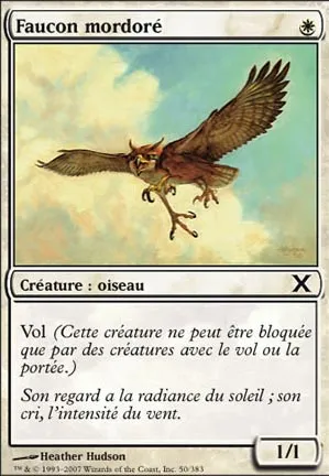 Faucon mordoré