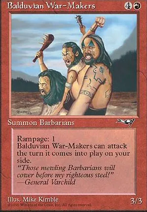 Fauteurs de guerre balduvians