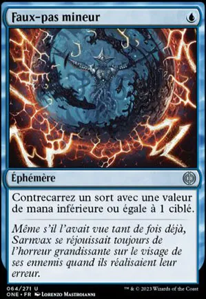 Faux-pas mineur