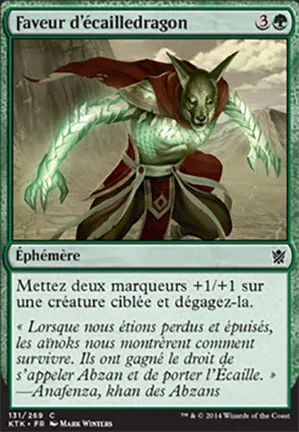 Faveur d'écailledragon