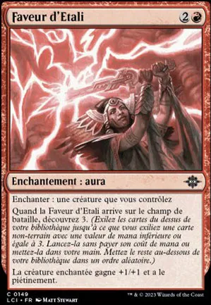 Faveur d'Etali