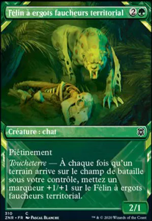 Félin à ergots faucheurs territorial