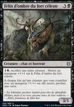 Félin d'ombre du fort céleste