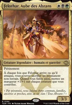 Felothar, Aube des Abzans