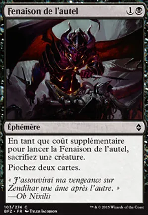 Fenaison de l'autel