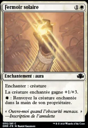 Fermoir solaire