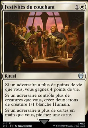 Festivités du couchant
