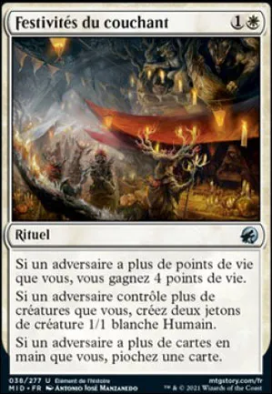Festivités du couchant