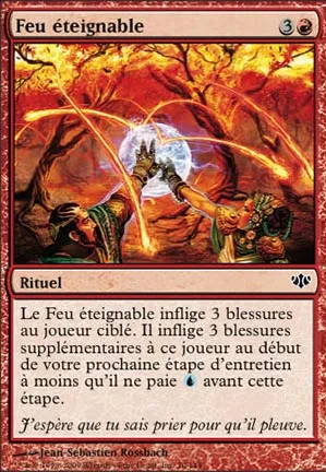 Feu éteignable