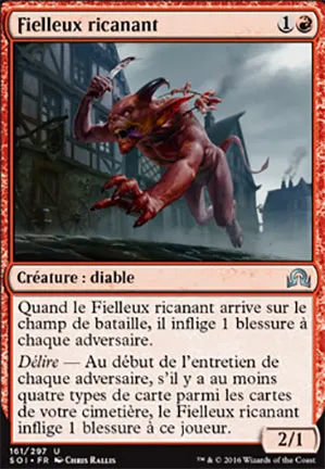 Fielleux ricanant