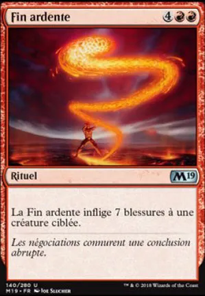 Fin ardente