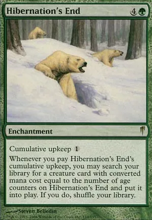 Fin de l'hibernation