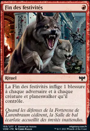 Fin des festivités