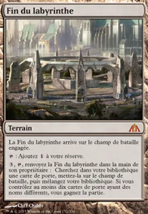 Fin du labyrinthe