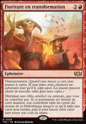 Fioriture en transformation