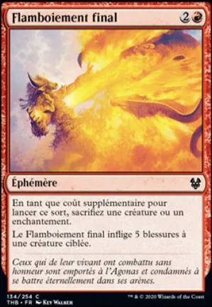 Flamboiement final