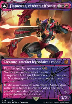 Flamewar, vétéran effronté // Flamewar, agent débrouillard
