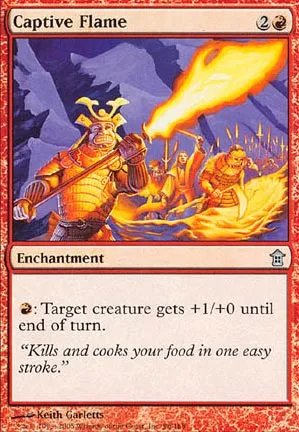 Flamme captive