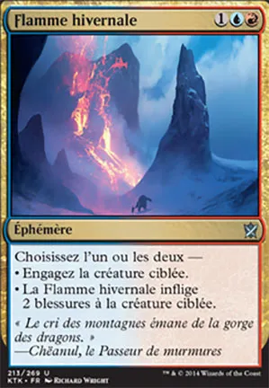 Flamme hivernale