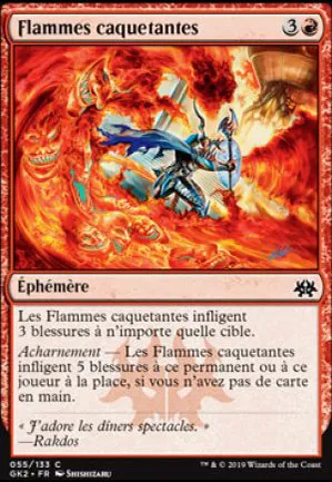 Flammes caquetantes
