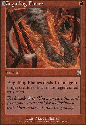 Flammes enveloppantes