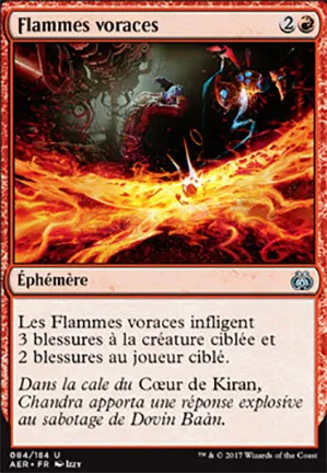 Flammes voraces